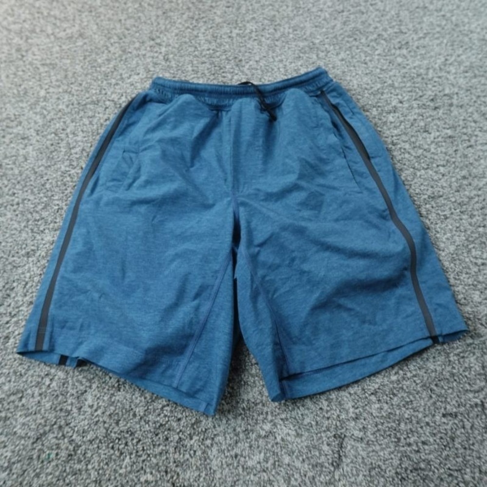 Lululemon Shorts Mens M Blue Pace Breaker Performance Drawstring Workout Gym Run